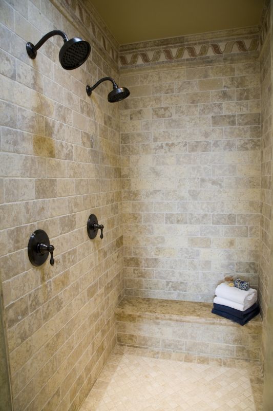 Stylish Shower with Tiles